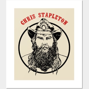 chris stapleton art visual Posters and Art